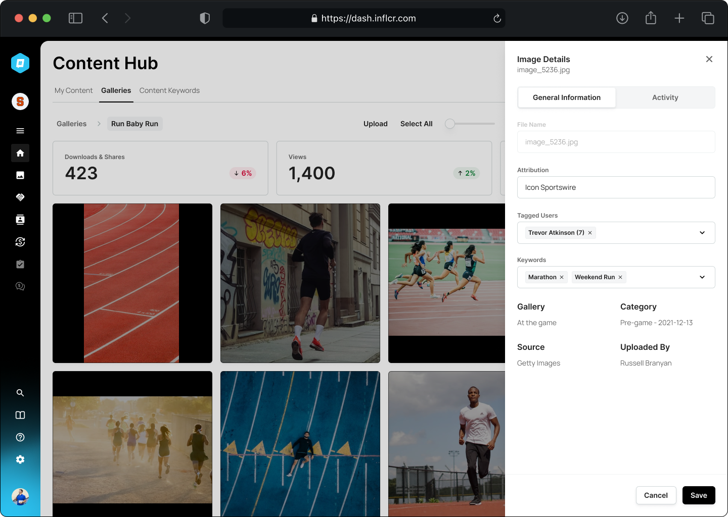 Image details drawer