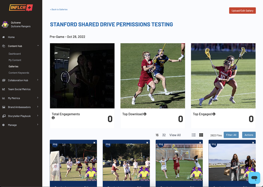 Previous content hub — small images, incorrect aspect ratios