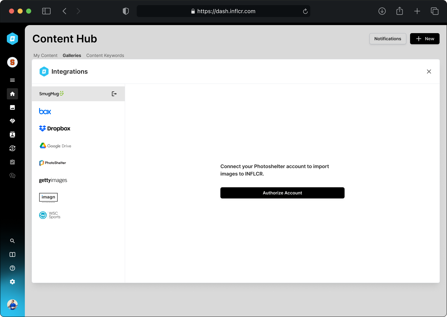 Streamlined upload flow