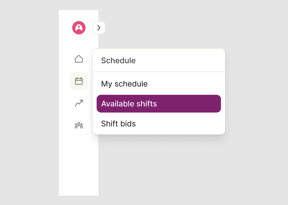 Flyout menu on hover in collapsed state